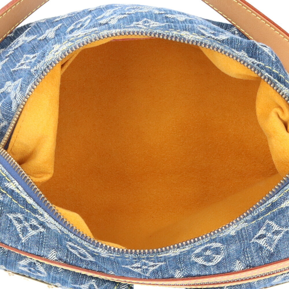 Louis Vuitton Baggy PM Monogram Denim Shoulder Bag Blue - Picture 6 of 9